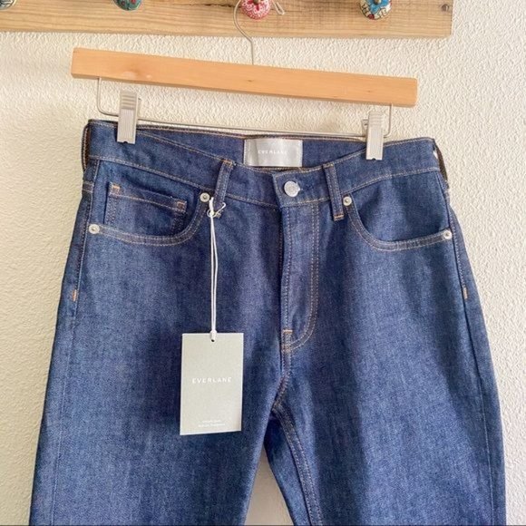 Everlane | The Mid Rise Skinny Jean Dark Indigo 27 - Picture 3 of 9